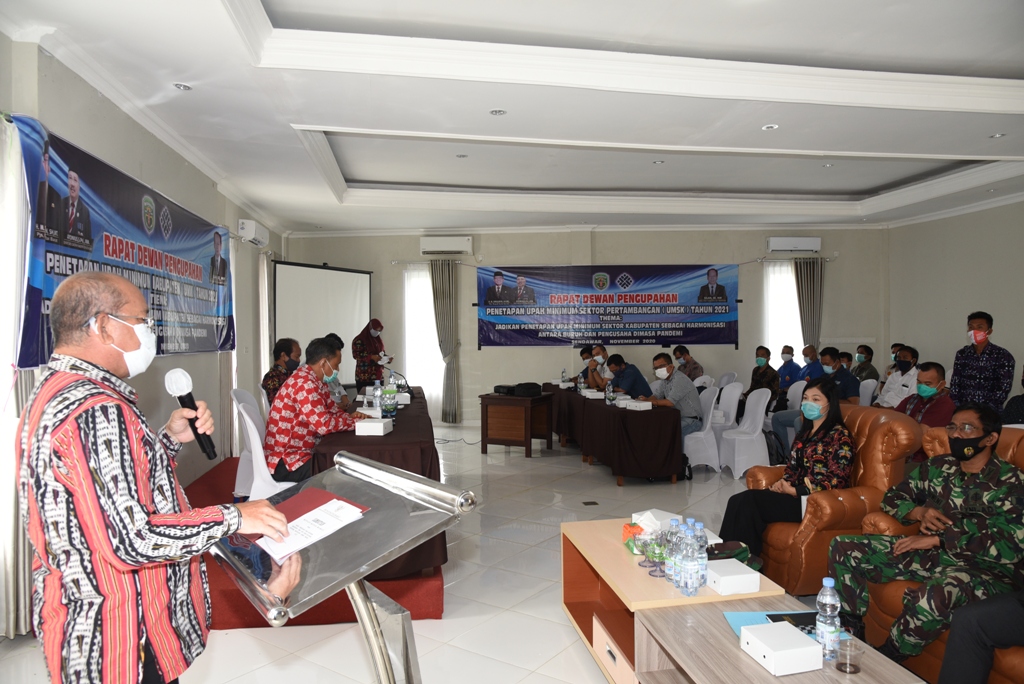 Rapat Penetapan Upah Minimum Kabupaten